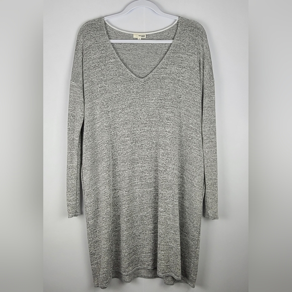 Wilfred Dresses & Skirts - Wilfred Free Aritzia Gray Gail v-neck long sleeve  dress, sz M